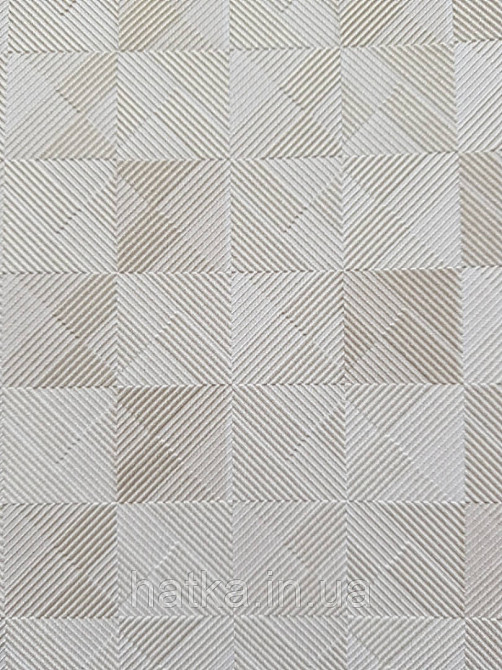 Шпалери метрові вінілові на флізелін AdaWall Beta метрові однотонні під тканину під льон білий з сірим Київ - фото 3