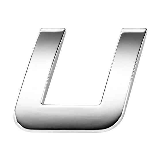 Наклейка 3 см Буква U Киев