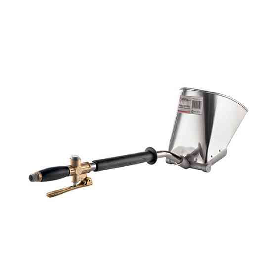 Ковш-хоппер штукатурный пневматический для потолка, 3 л, 5-6 атм, 400 л/мин INTERTOOL PT-0405 Киев