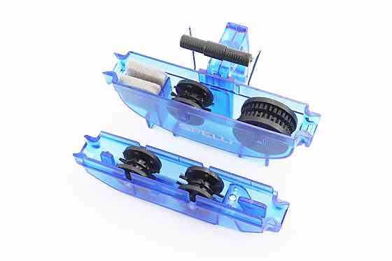 Мийка ланцюга з ручкою, 4 очищаючі ролика, велика, синя SBT-791 Киев