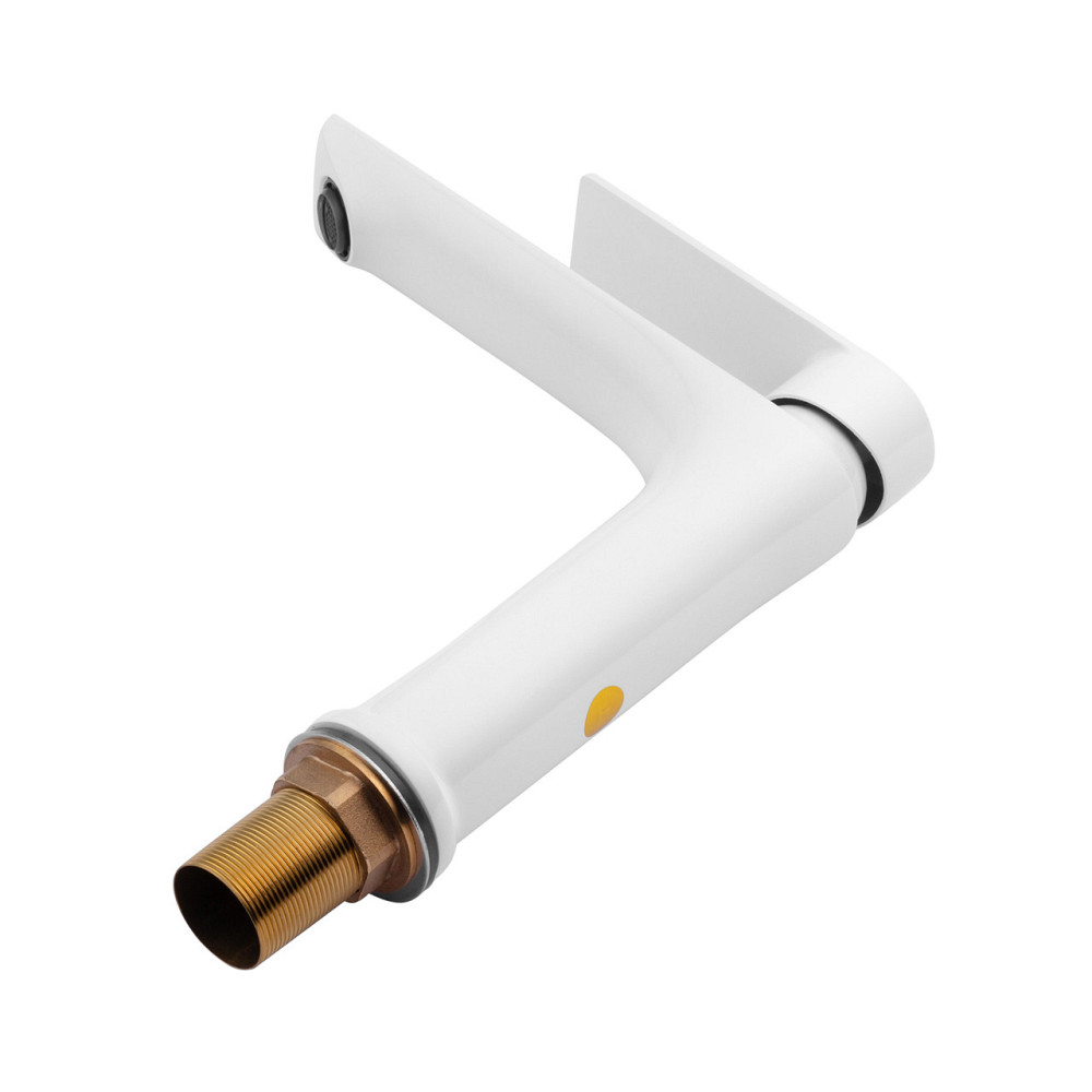 Смеситель для раковины Kroner KRP Jena - W010 белый мат Киев - изображение 7