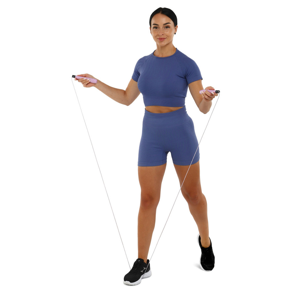 Скакалка з підшипниками J612 3,2 м Вишневе - фото 7