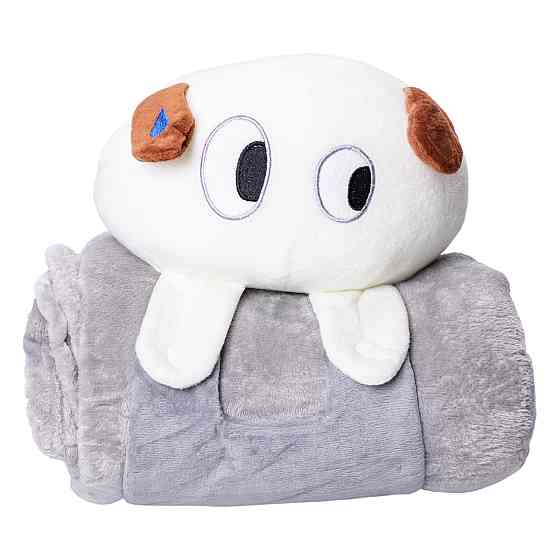 Colorful Home М'яка іграшка-плед Собачка 120×160 (см) 2 в 1 Сірий Colorful Home 5616-68G Коломыя