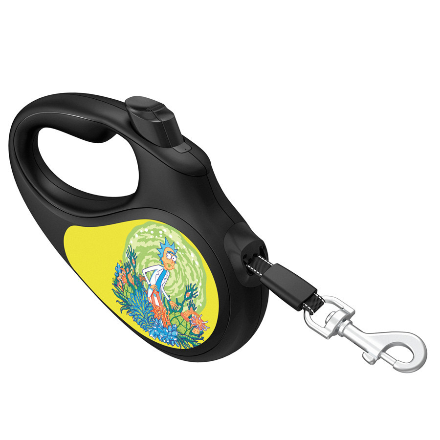 Повідець-рулетка для собак WAUDOG R-leash, малюнок "Рік і Морті 2", світловідбивна стрічка, L, до 50 кг, 5 м Вінниця - фото 2