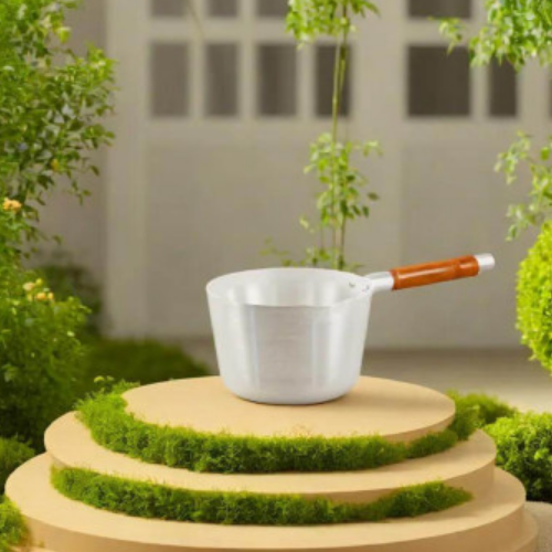 Ковш алюміній 2л з дерев'яною ручкою Interos Житомир