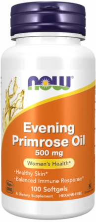 Масло примули вечерней Now Foods Evevning Primrose 500mg 100 гел капс Киев