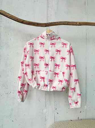 Женская стильная теплая худи с принтом на флисе Одесса