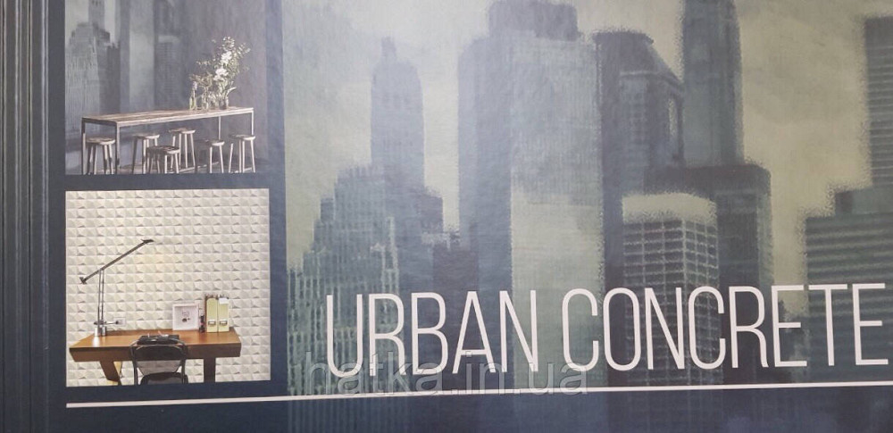 Шпалери вінілові на флізеліновій основі Decoprint Urban Concrete 0.53х10 смуги Київ - фото 3