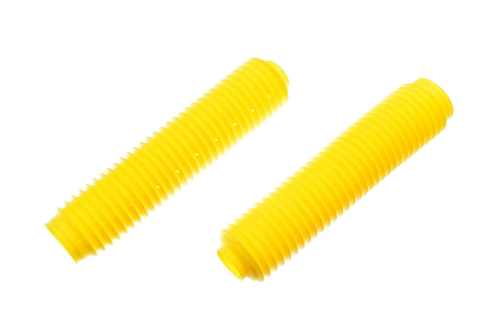 Гофри передньої вилки (пара) універсальні L-330mm, d-40mm, D-55mm (жовті) MZK Київ - фото 1