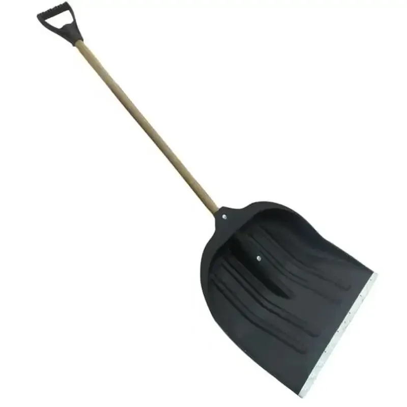 Лопата снігоприбиральна АВС (велика) чорна (з ручкою і тримачем) Харків - фото 1