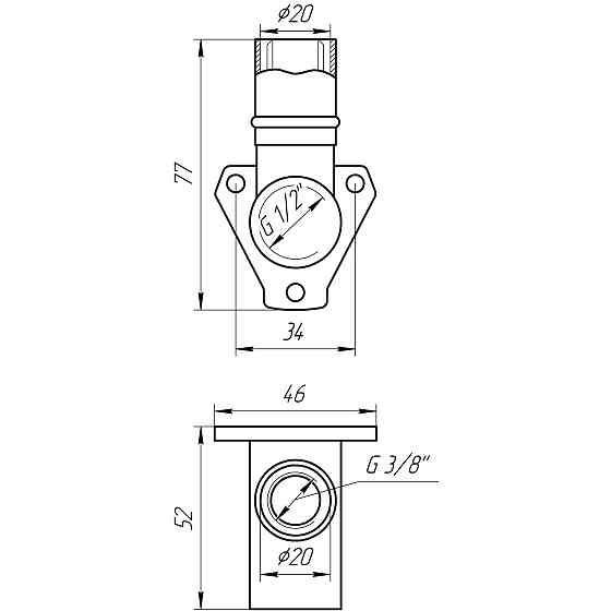 Кутник з вушками прес APE ITALY AP 154 1/2″х20 Луцк