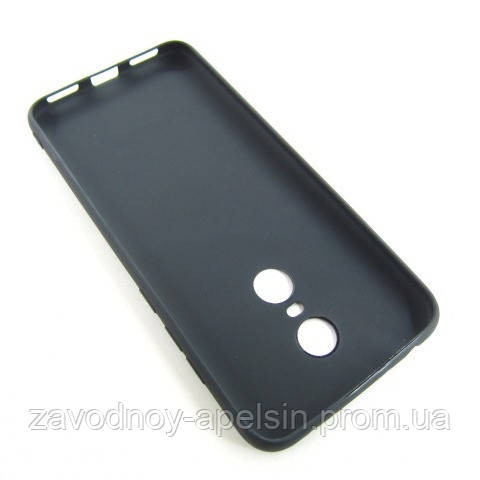 Xiaomi Redmi 5 plus 5+ чохол чорний soft touch Одеса - фото 2
