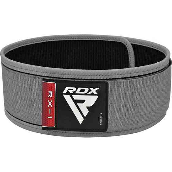 Пояс для важкої атлетики RDX RX1 Weight Lifting Belt Grey M Каменское
