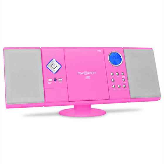 Стереосистема V-12 USB SD CD MP3 AUX FM рожевий Рожевий (Німеччина, читати опис) Рівне