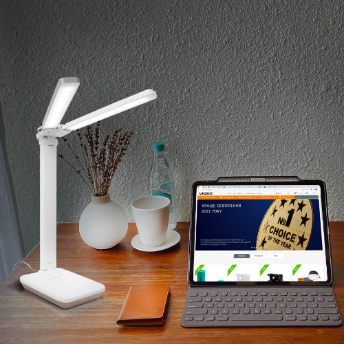 Лампа настільна LED 7W 2700-6000К 220V з акумулятором TLTF-010W Titanum Житомир
