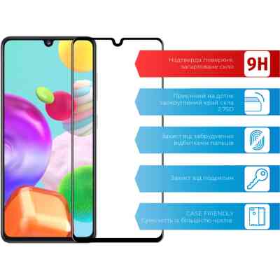 Скло захисне ACCLAB Full Glue Samsung A41 (1283126508585) Вінниця