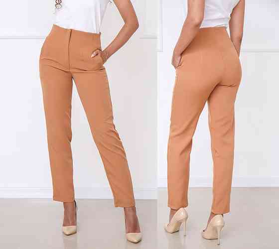 Жіночі прямі штани з кишенями "Jenifer" оптом | Розпродаж моделі Київ