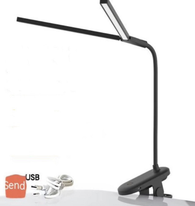 Лампа настільна світлодіодна на прищіпці ART 919/207 (60) Одеса - фото 1