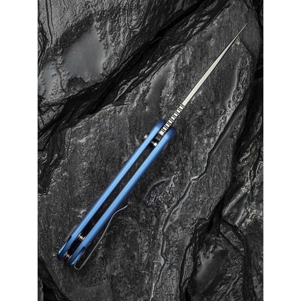 Ніж складаний кишеньковий Civivi Elementum II, (7.5 см) Nitro-V / Aluminum синій Київ - фото 16