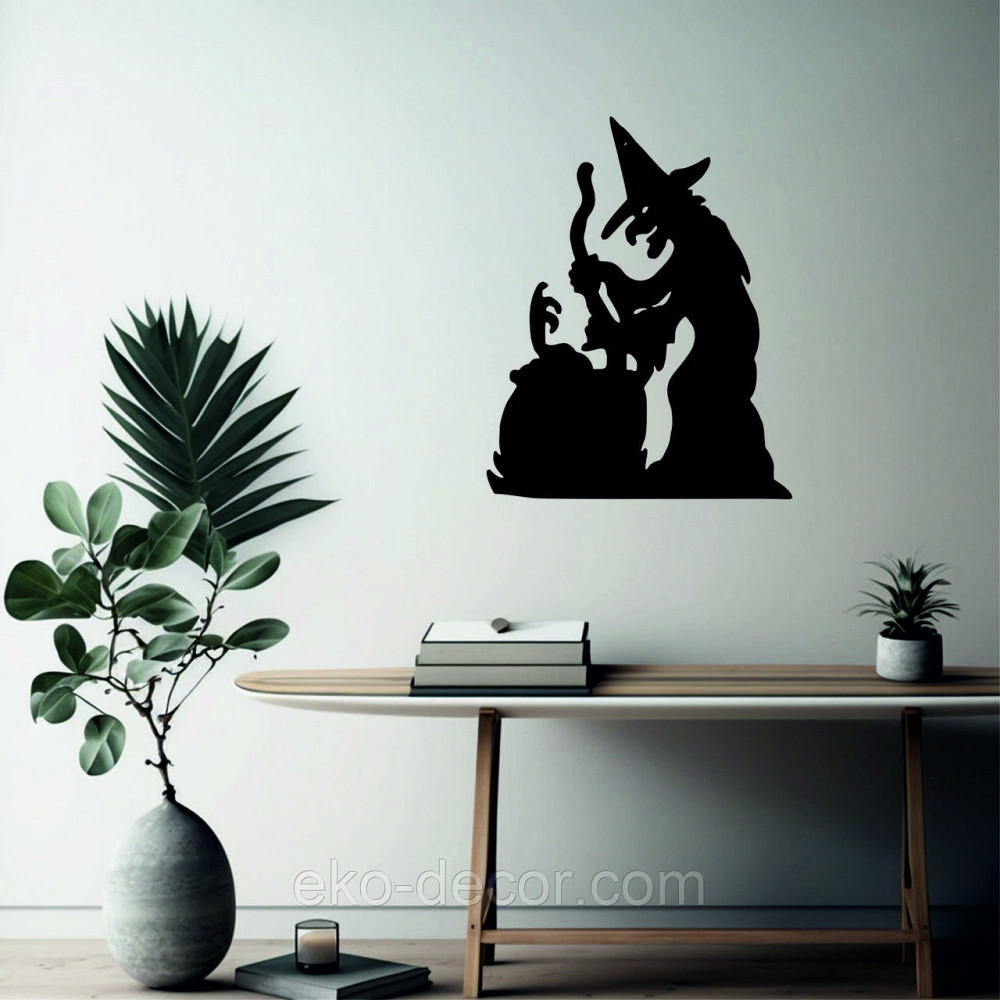 Декоративное настенное 3D Панно «Ведьма», Декор на стену с объемом Киев - изображение 4