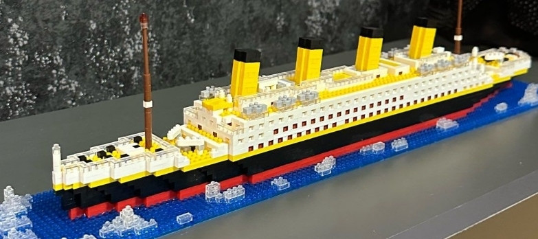 Титанік конструктор корабель 1878 деталей міні Лего. Київ - фото 6