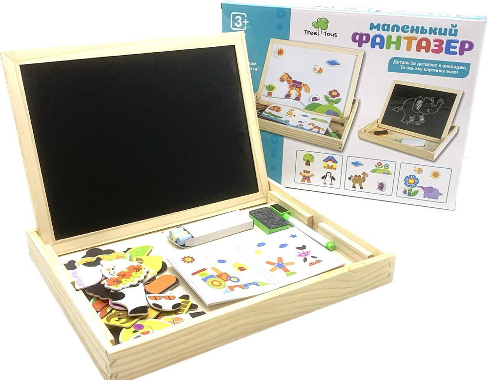 Дерев'яна іграшка Tree Toys Маленький фантазер із магнітною мозаїкою (MD 2083 C) Чернігів - фото 4
