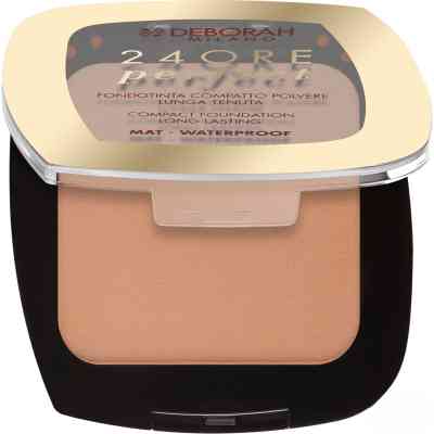 Пудра для обличчя Deborah 24Ore Perfect Compact Foundation Mat Waterproof 04 - Caramel (8009518377354) Вінниця
