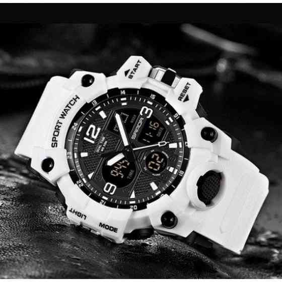 Чоловічий наручний годинник Sanda Snow (Білий) Вінниця