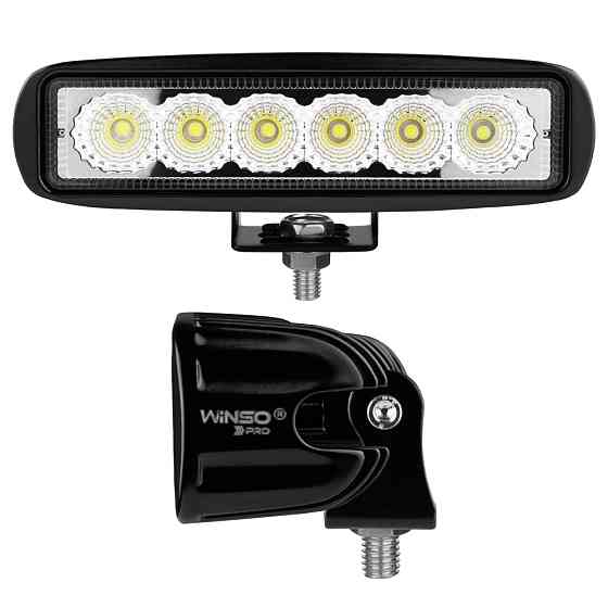 Фара светодиодная Winso Pro Epistar рассеянный 10-30V, 18W (6x3W), 1шт (780210) Львов