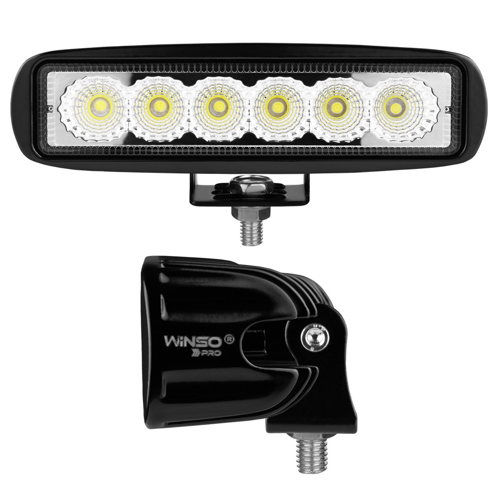 Фара светодиодная Winso Pro Epistar рассеянный 10-30V, 18W (6x3W), 1шт (780210) Львов - изображение 4