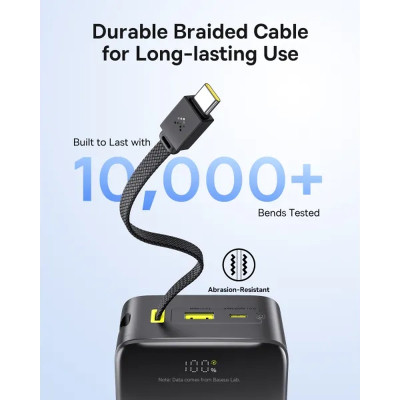 Батарея универсальная Baseus EnerFill FC51 Bipow2 Pro 30000mAh 22,5W build cab.USB-C black (E0028100) Винница - изображение 4