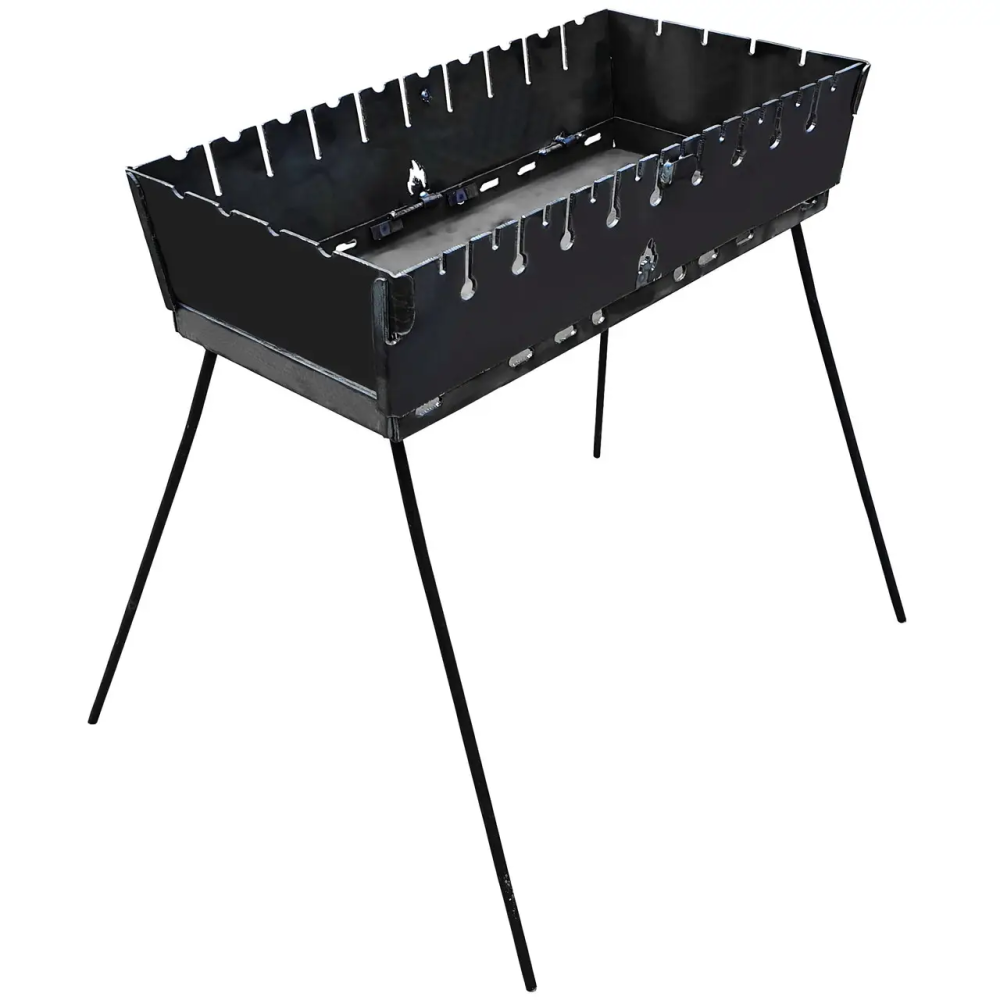 Мангал-чемодан 10 шампурів 3 мм Харків - фото 1