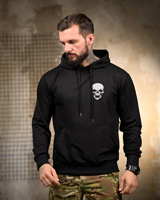Мілітарі Худі Не для слабких black РП7396 Одеса - фото 2