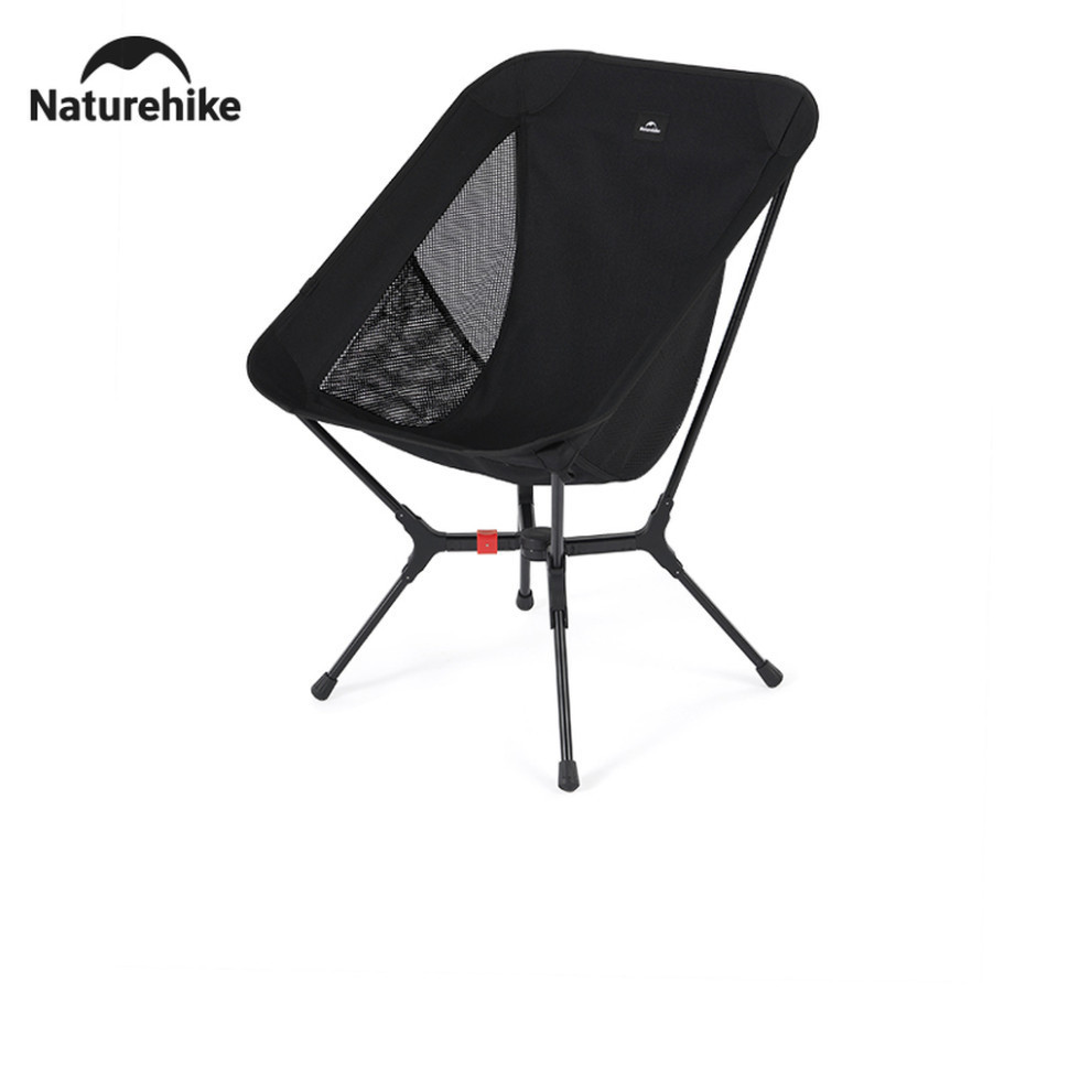 Стілець складаний ультралегкий Naturehike CNK2550JJ013 Yamami YL01, розмір М, алюміній, чорний Київ - фото 1