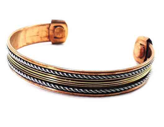 Браслет мідний Лінії Київ