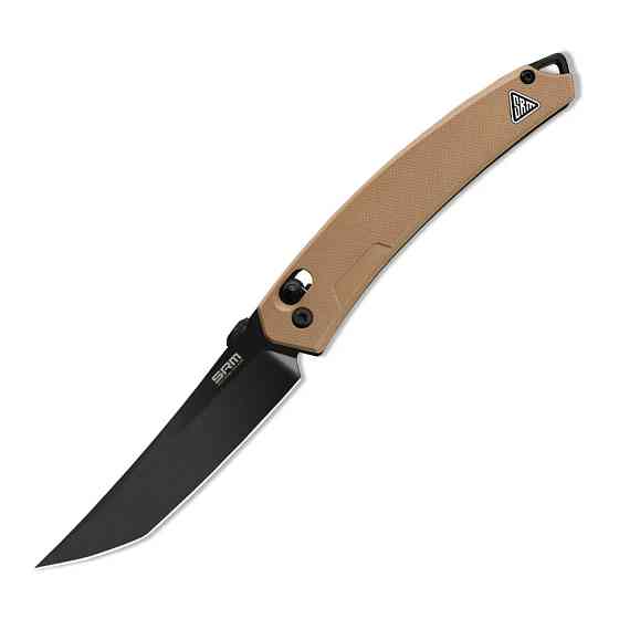 Ніж складаний туристичний SRM 9211B-GW (9.2 см) 8Cr13MoV / G10 коричневий Київ