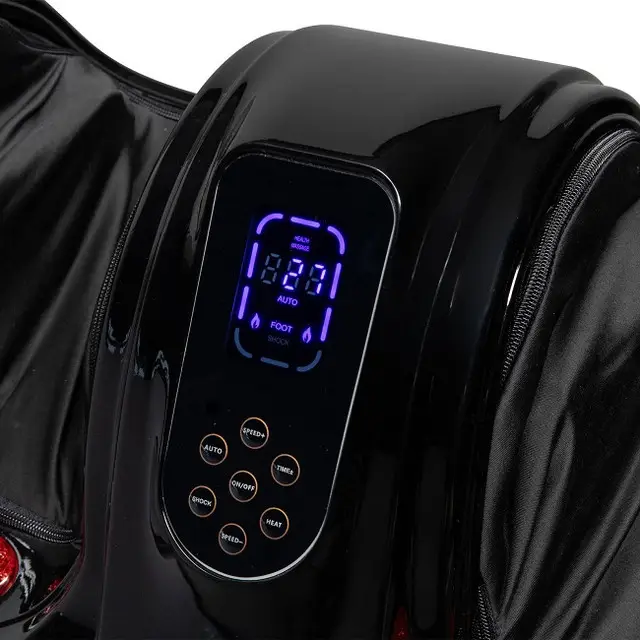 Массажер для ног (роликовый, компрессионный массаж, вибрация, прогрев) Benbo АМ-04 Черный Винница - изображение 7