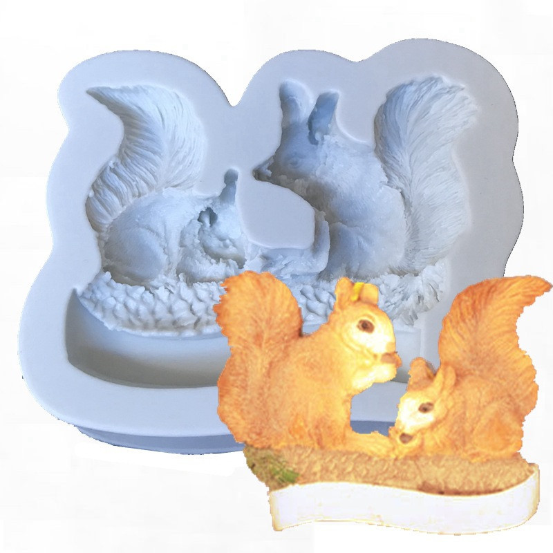 Молд силиконовый Белки 70 на 84 мм серый Киев - изображение 5