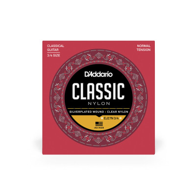 Струни для гітари D'Addario Student Classics Normal Tension 3/4 (EJ27N 3/4) Вінниця - фото 1