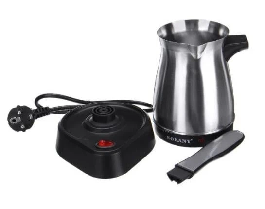 Кофеварка-турка Sokany SK-214 600 Вт, 500 мл, до 5 чашек, быстрая, с системой безопасности и удобной очисткой Одесса - изображение 3