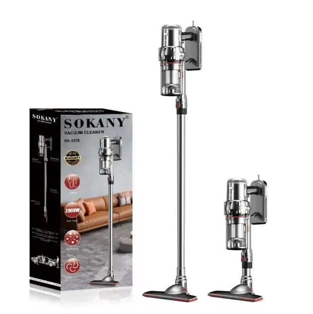 Беспроводной пылесос Sokany SK-3377 для сухой уборки 2000 Вт Коломия - фото 1