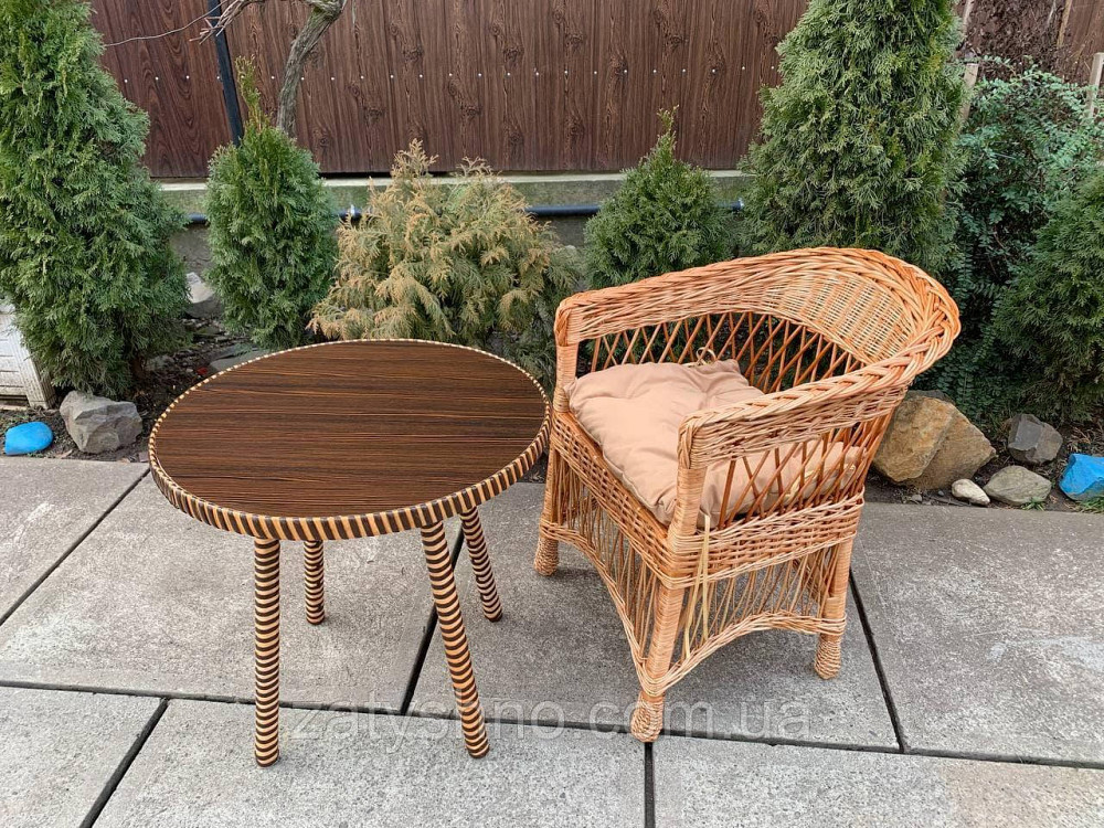 Плетеная мебель с подушками Киев - изображение 2