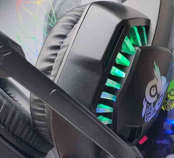 Игровые наушники с подсветкой новые Харьков