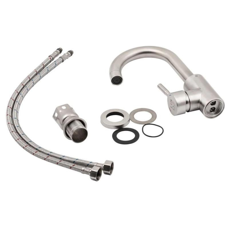 Змішувач для кухні Lidz (NKS) 12 32 015F-5, нікель Київ - фото 7