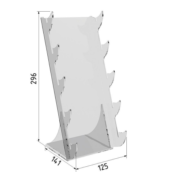 Подставка под ножи  EKOSTAR 5 ярусов настольная Киев - изображение 3