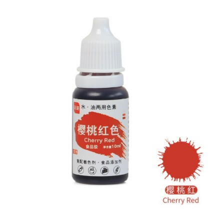 Пищевой краситель cherry red (темнее чем на фото) - 10г, материал: пигментные чернила) Киев - изображение 1