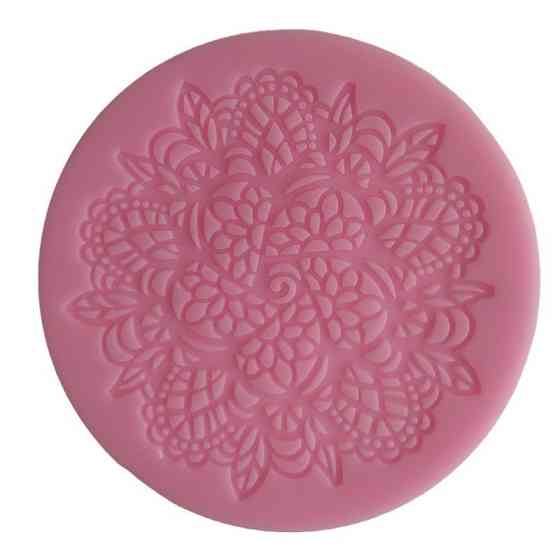 Молд силиконовый Кружево 105 мм розовый Киев
