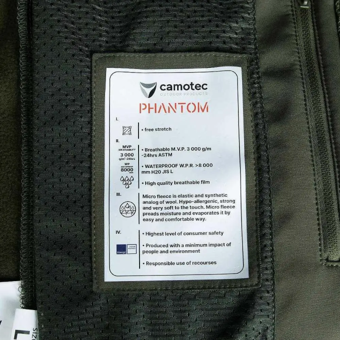 Куртка мужская теплая Phantom System (Оливковый) M Винница - изображение 9