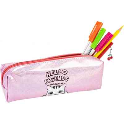 Пенал Cool For School голографический 1 отделение розовый (CF87032) Винница