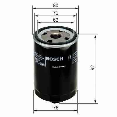 Bosch 0 451 103 318 — Масляний фільтр OEM якості | Надійний захист двигуна для AUDI / SEAT / SKODA Ковель